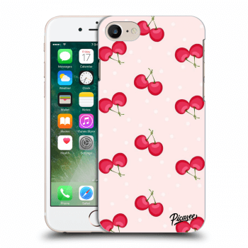 Picasee Apple iPhone 7 Hülle - Transparentes Silikon - Cherries