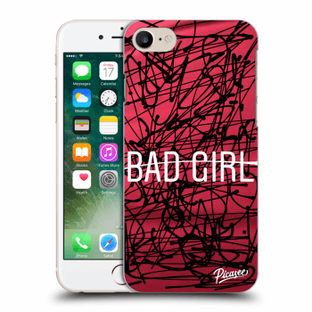 Picasee Apple iPhone 7 Hülle - Schwarzes Silikon - Bad girl