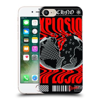 Picasee Apple iPhone 7 Hülle - Transparentes Silikon - EXPLOSION