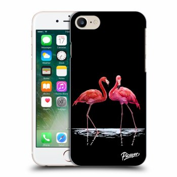 Hülle für Apple iPhone 7 - Flamingos zu zweit