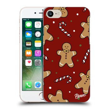 Picasee Apple iPhone 7 Hülle - Transparentes Silikon - Gingerbread 2
