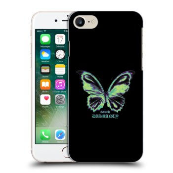 Picasee Apple iPhone 7 Hülle - Transparentes Silikon - Diamanty Blue
