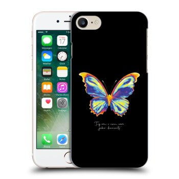 Picasee Apple iPhone 7 Hülle - Schwarzes Silikon - Diamanty Black