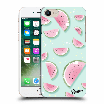 Picasee Apple iPhone 7 Hülle - Schwarzes Silikon - Watermelon 2