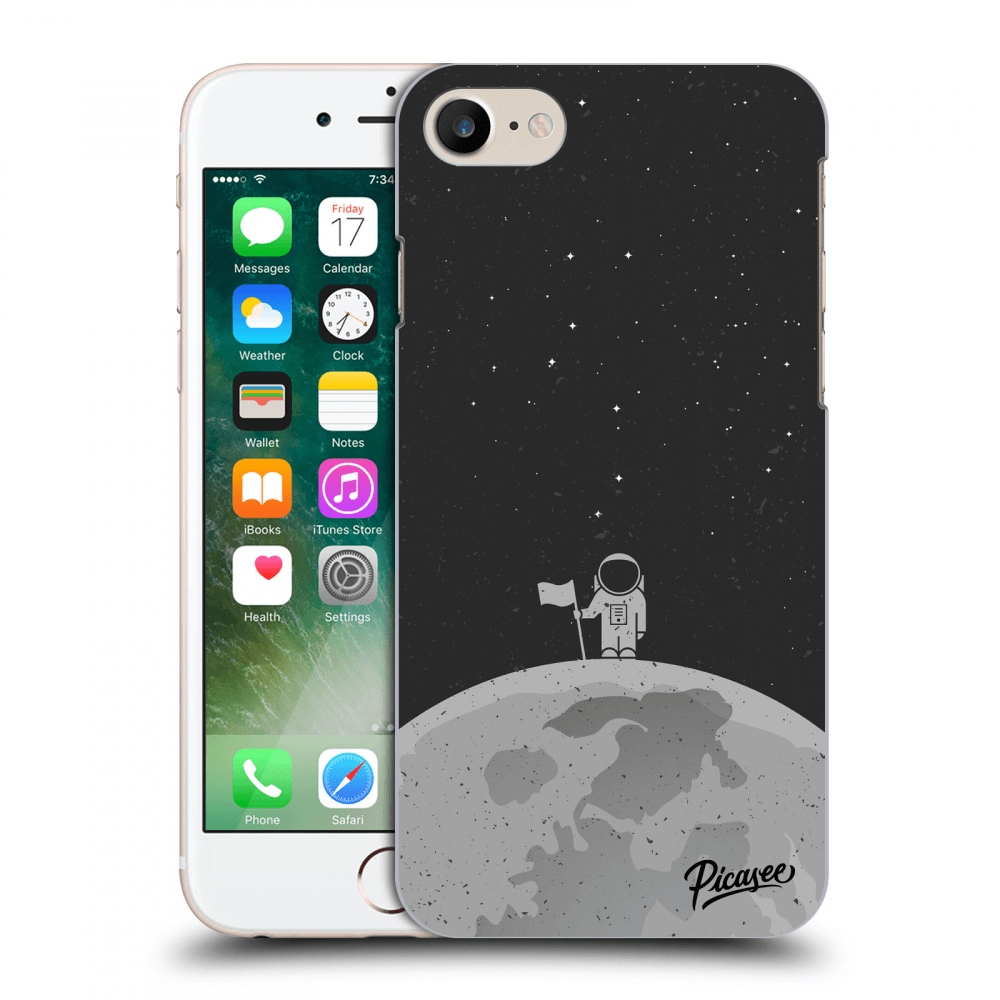 Picasee Apple iPhone 7 Hülle - Milchiges Silikon - Astronaut