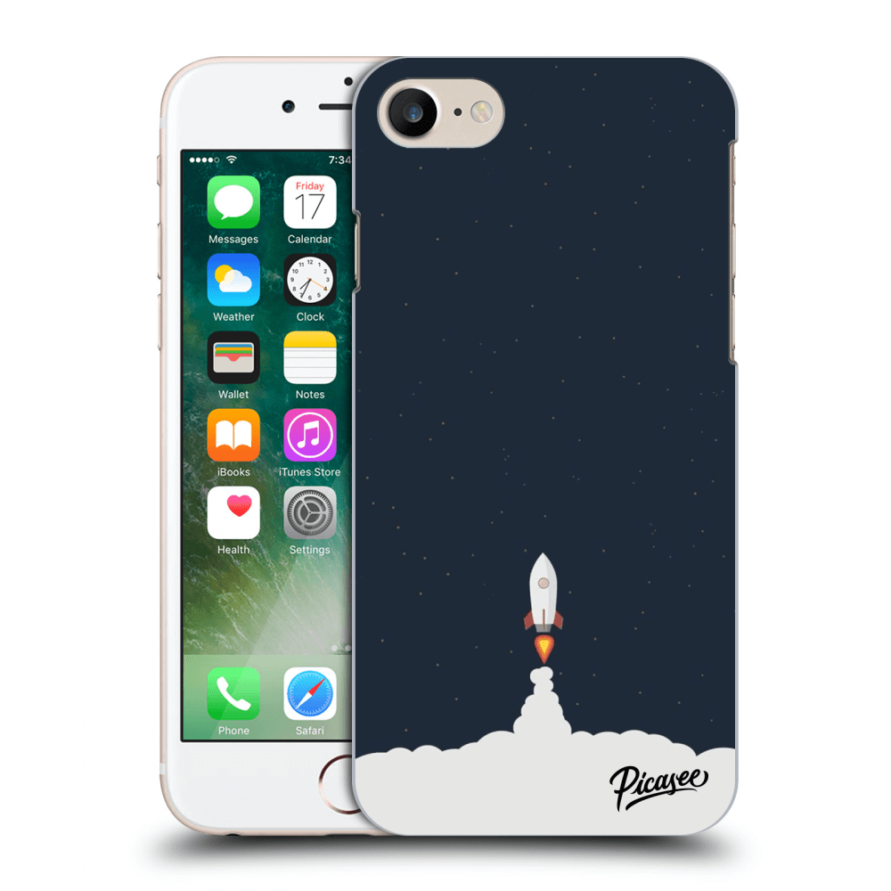 Picasee Apple iPhone 7 Hülle - Milchiges Silikon - Astronaut 2