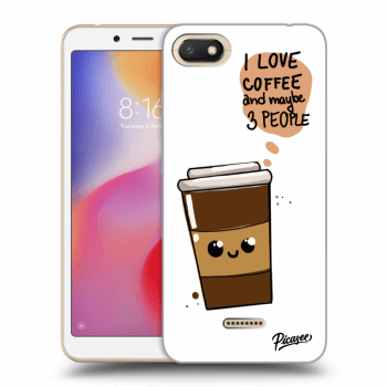 Picasee Xiaomi Redmi 6A Hülle - Transparentes Silikon - Cute coffee