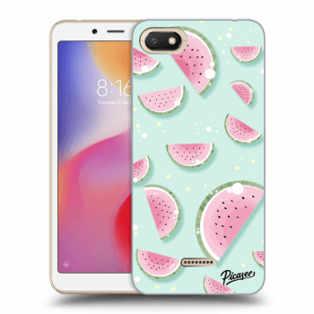 Picasee Xiaomi Redmi 6A Hülle - Transparentes Silikon - Watermelon 2