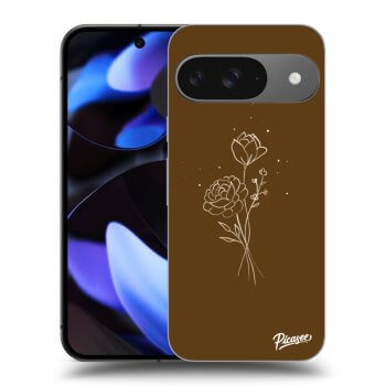 Hülle für Google Pixel 9 - Brown flowers