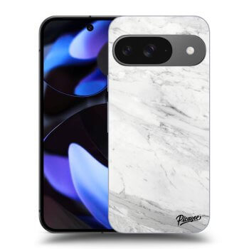 Hülle für Google Pixel 9 - White marble