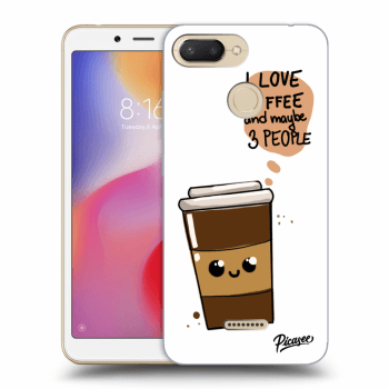 Picasee Xiaomi Redmi 6 Hülle - Transparentes Silikon - Cute coffee
