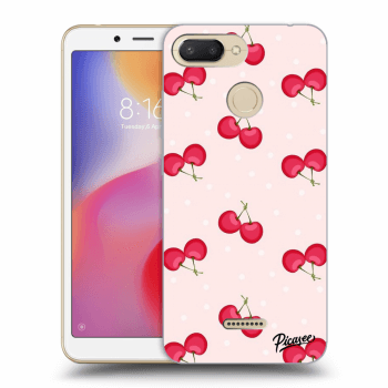 Picasee Xiaomi Redmi 6 Hülle - Transparentes Silikon - Cherries