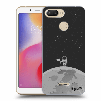 Picasee Xiaomi Redmi 6 Hülle - Schwarzes Silikon - Astronaut