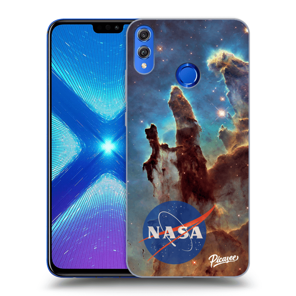 Picasee Honor 8X Hülle - Transparentes Silikon - Eagle Nebula