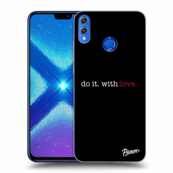 Picasee Honor 8X Hülle - Transparentes Silikon - Do it. With love.