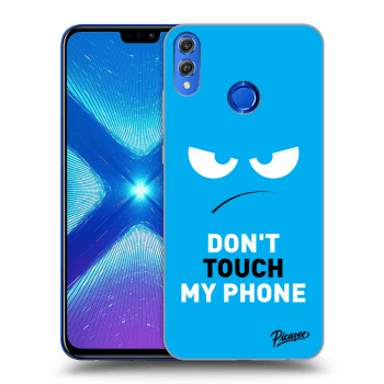 Hülle für Honor 8X - Angry Eyes - Blue