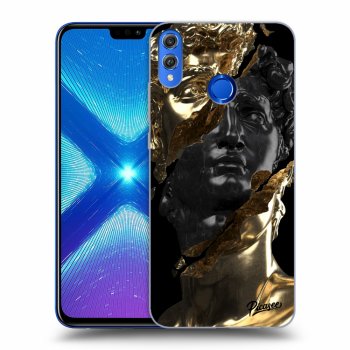 Hülle für Honor 8X - Gold - Black
