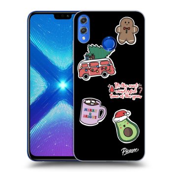 Hülle für Honor 8X - Christmas Stickers