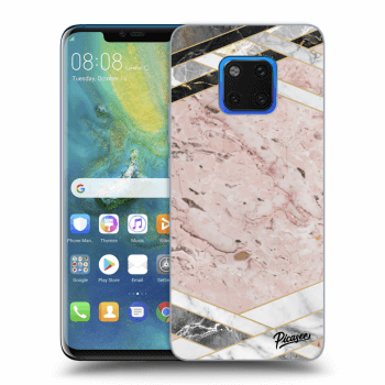 Hülle für Huawei Mate 20 Pro - Pink geometry