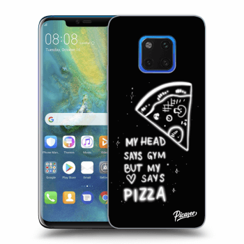 Picasee Huawei Mate 20 Pro Hülle - Transparentes Silikon - Pizza