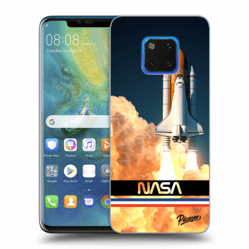 Picasee Huawei Mate 20 Pro Hülle - Schwarzes Silikon - Space Shuttle