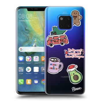 Hülle für Huawei Mate 20 Pro - Christmas Stickers