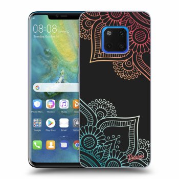 Hülle für Huawei Mate 20 Pro - Flowers pattern