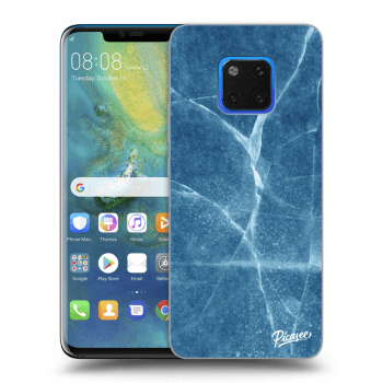 Picasee Huawei Mate 20 Pro Hülle - Transparentes Silikon - Blue marble