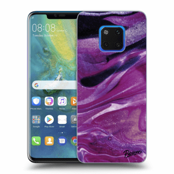 Hülle für Huawei Mate 20 Pro - Purple glitter