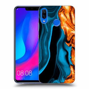 Hülle für Huawei Nova 3 - Gold blue