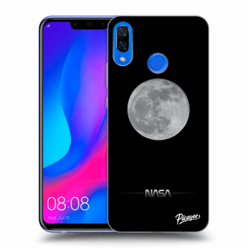 Picasee Huawei Nova 3 Hülle - Schwarzes Silikon - Moon Minimal