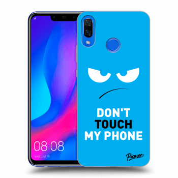 Hülle für Huawei Nova 3 - Angry Eyes - Blue
