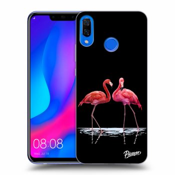 Hülle für Huawei Nova 3 - Flamingos zu zweit