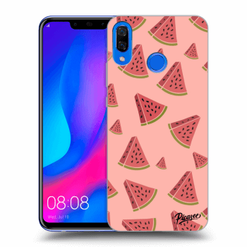 Picasee Huawei Nova 3 Hülle - Schwarzes Silikon - Watermelon