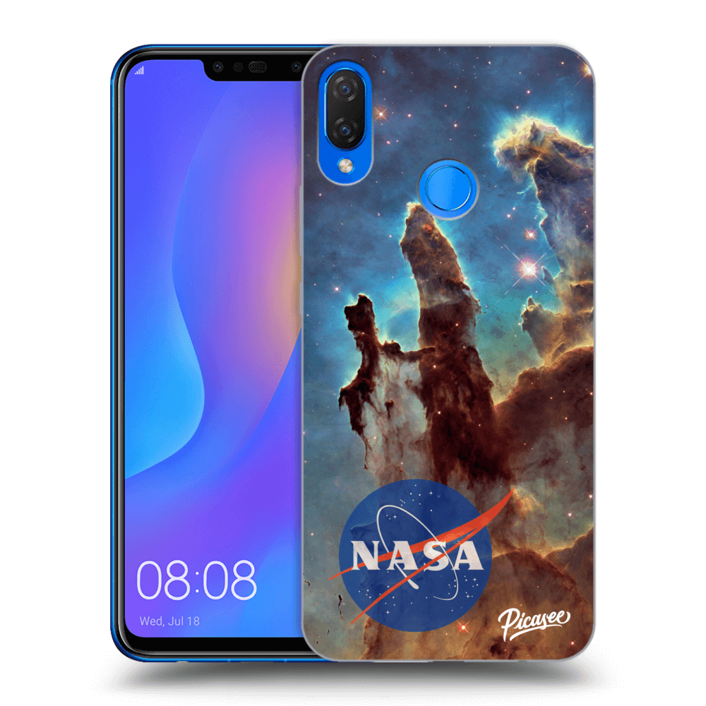 Picasee Huawei Nova 3i Hülle - Schwarzes Silikon - Eagle Nebula
