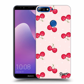 Picasee Huawei Y7 Prime (2018) Hülle - Transparentes Silikon - Cherries