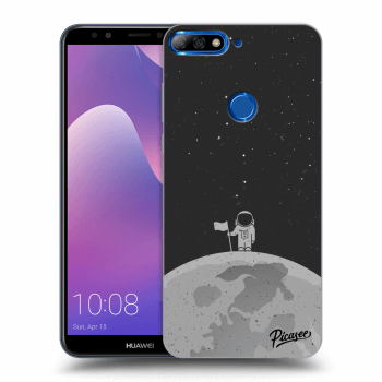 Picasee Huawei Y7 Prime (2018) Hülle - Schwarzes Silikon - Astronaut