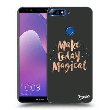 Picasee Huawei Y7 Prime (2018) Hülle - Transparentes Silikon - Make today Magical