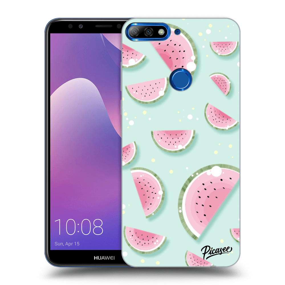 Picasee Huawei Y7 Prime (2018) Hülle - Transparentes Silikon - Watermelon 2
