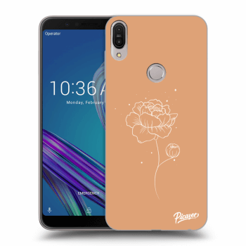 Picasee Asus ZenFone Max Pro (M1) ZB602KL Hülle - Transparentes Silikon - Peonies