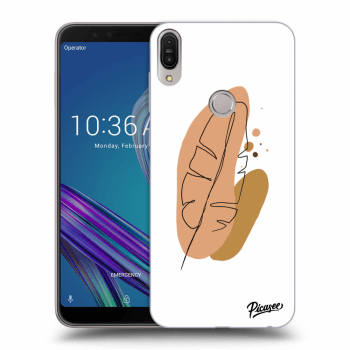 Picasee Asus ZenFone Max Pro (M1) ZB602KL Hülle - Transparentes Silikon - Feather brown