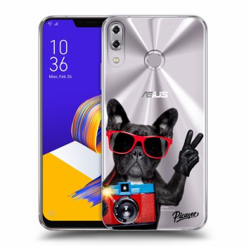 Picasee Asus ZenFone 5 ZE620KL Hülle - Transparentes Silikon - French Bulldog