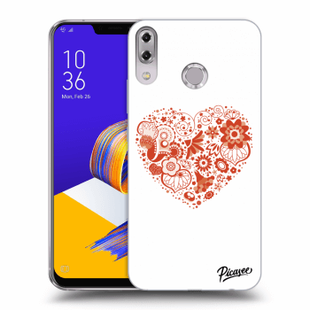 Picasee Asus ZenFone 5 ZE620KL Hülle - Transparentes Silikon - Big heart