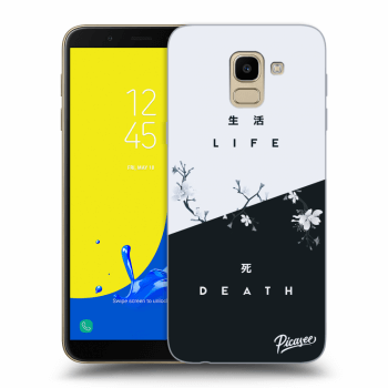Picasee Samsung Galaxy J6 J600F Hülle - Transparentes Silikon - Life - Death