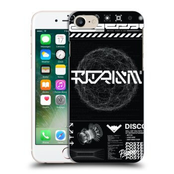 Picasee Apple iPhone 8 Hülle - Schwarzes Silikon - BLACK DISCO