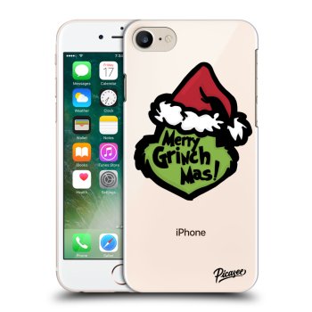 Picasee Apple iPhone 8 Hülle - Transparentes Silikon - Grinch 2