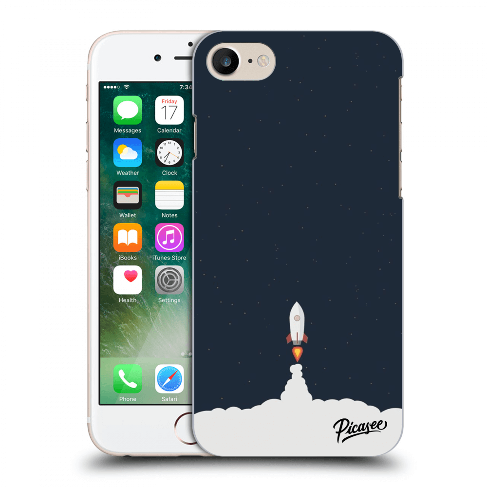 Picasee Apple iPhone 8 Hülle - Transparenter Kunststoff - Astronaut 2