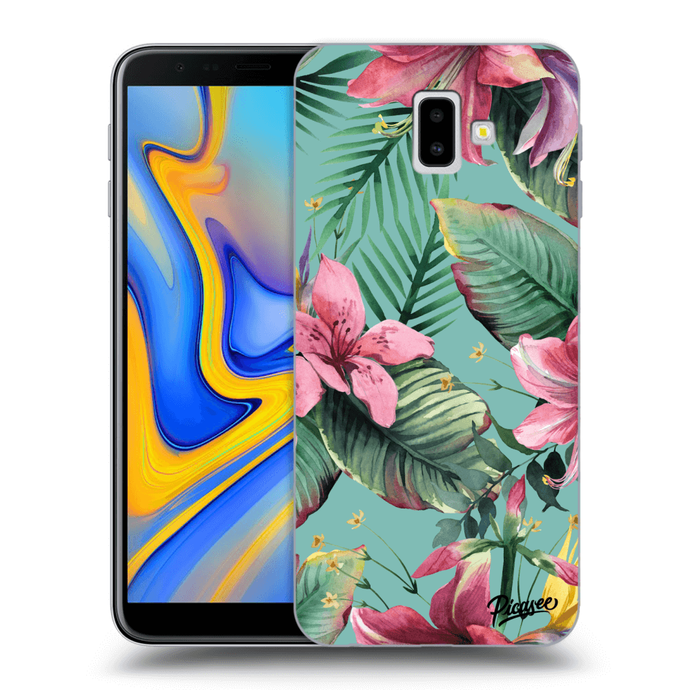Picasee Samsung Galaxy J6+ J610F Hülle - Transparentes Silikon - Hawaii