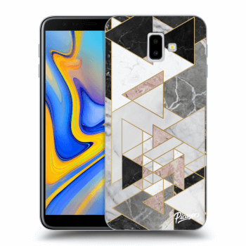Picasee Samsung Galaxy J6+ J610F Hülle - Transparentes Silikon - Light geometry