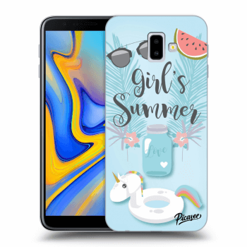 Picasee Samsung Galaxy J6+ J610F Hülle - Transparentes Silikon - Girls Summer